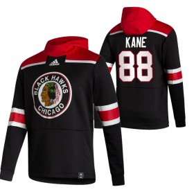 Chicago Blackhawks Patrick Kane 88 2020-21 Reverse Retro Hoodie Sawyer - Mannen